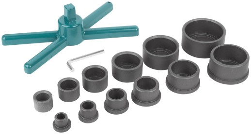 Аппарат сварочный для пластиковых труб 750/1500 Вт; 50-300 °C; диаметры труб 20-63 мм; металл. кейс