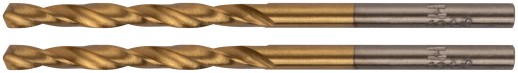 Сверла HSS по металлу, титановое покрытие, в блистере 3,0 мм (2 шт.)