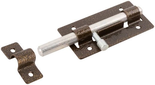 Засов накладной, медь