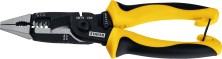 STAYER XM-21, резка d 14мм, зачистка 0.75 – 25 мм2, кримпер 2.5 мм2, плоскогубцы 210 мм, многофункциональные клещи, Professional (23342-21)