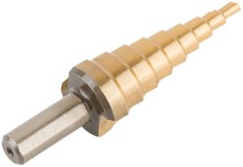 Сверло ступенчатое HSS по металлу, 9 ступеней, 4-20 мм