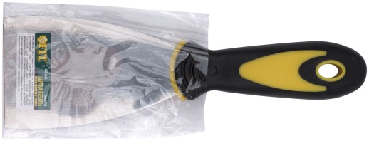 Шпатель, нерж.сталь, прорезиненная ручка 2,5" (63 мм)