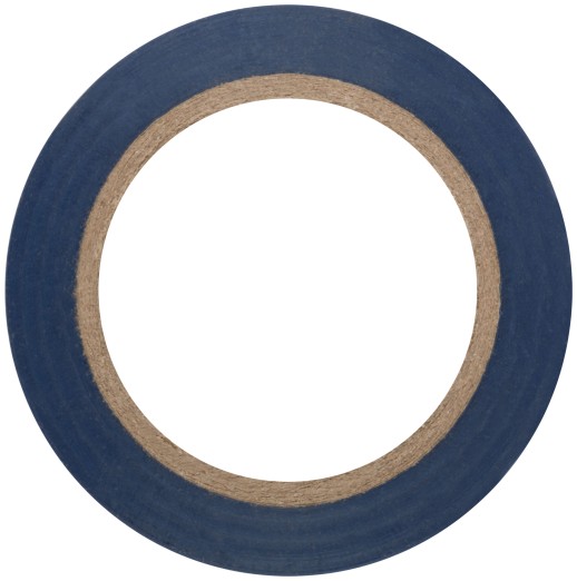 Изолента ПВХ самозатухающая 19 мм х 0,13 мм х 10 м ( синяя )