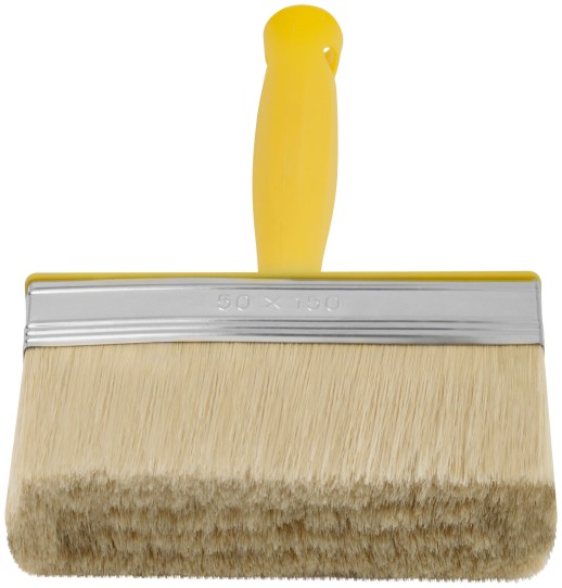 Макловица, натур.светлая щетина, пластиковый корпус, полая ручка, "мини" 50 х 150 мм