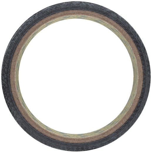 Лента клейкая универсальная армированная "Ductape", черная, 48 мм х 10 м