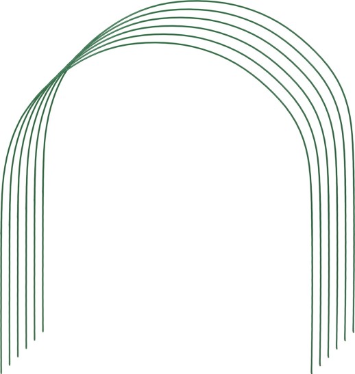 GRINDA 2.2 м, стальные, проволочные, 6 шт, дуги для парника (422311-85-90)