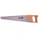 Ножовка по дереву, 500 мм, 7-8 TPI, каленый зуб, линейка, деревянная рукоятка Sparta