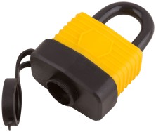 Замок навесной всепогодный 40х31 мм, стальная дужка 6 мм