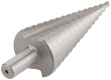 Сверло ступенчатое HSS по металлу, 15 ступеней, 4-32 мм