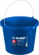 ЗУБР 12 л, первичный высокопрочный пластик, с носиком, усиленное строительное ведро, Профессионал (06091-12)
