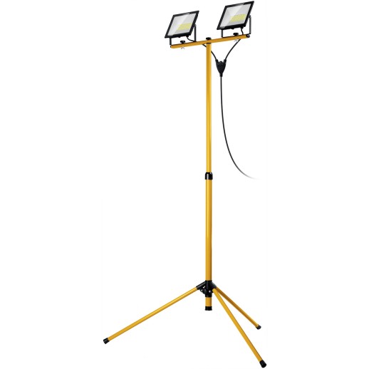STAYER LED-MAX, 2 х 50 Вт, 6500 К, IP 65, 1.6 м, светодиодные прожекторы на штативе (56925-2-50)