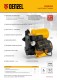 Насосная станция PS500C, 500 Вт, напор 35 м, 2200 л/ч, ресивер 2 л, блок управления Denzel