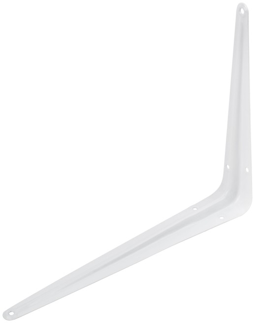 Уголок-кронштейн белый  200х250 мм (0,8 мм)