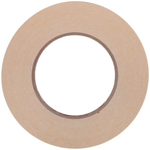 Лента монтажная клейкая на вспененной основе, белая, 12 мм х 10 м