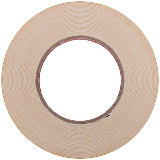 Лента монтажная клейкая на вспененной основе, белая, 15 мм х 10 м