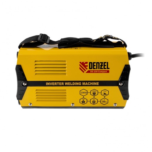 Аппарат инверторный дуговой сварки DS-230 Compact, 230 А, ПВ 70%, диаметр электрода 1.6-5 мм Denzel