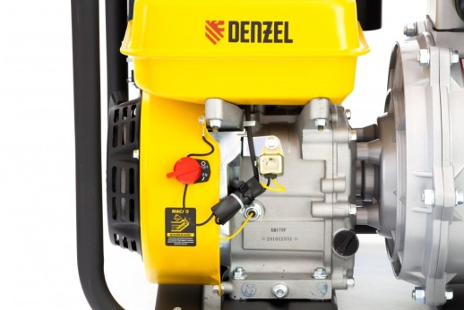 Мотопомпа бензиновая высоконапорная PX-50H, 7 л.с, 2", 600 л/мин, глубина 8 м, напор 65 м Denzel