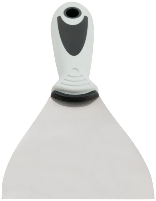 Шпатель, нерж.сталь, прорезиненная ручка 100 мм