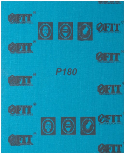 Листы шлифовальные водостойкие на тканевой основе, алюминий-оксидные, Профи 230х280 мм, 10 шт. Р 180