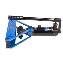 Трубогиб гидравлический горизонтальный, 6т, башмаки 1/2"-1", в металлическом кейсе STELS