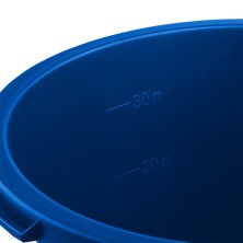 ЗУБР 40 л, первичный высокопрочный пластик, усиленный круглый строительный таз (06094-45)