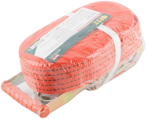 Ремень для крепления груза, храповый механизм 196 мм, лента 50 мм x 10 м, 2000 / 4000 кг