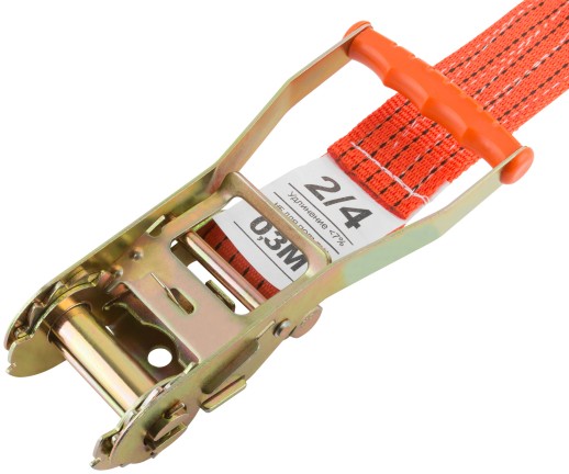 Ремень для крепления груза, храповый механизм 196 мм, лента 50 мм x 10 м, 2000 / 4000 кг