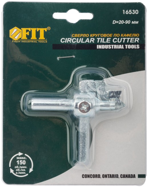 Сверло круговое по кафелю "Балеринка"  20-90 мм