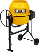 STEHER 160 л, 700 Вт, бетоносмеситель с полиамидным венцом (CM-160)
