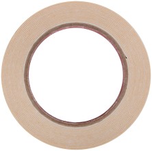 Лента монтажная клейкая на вспененной основе, белая, 25 мм х 5 м