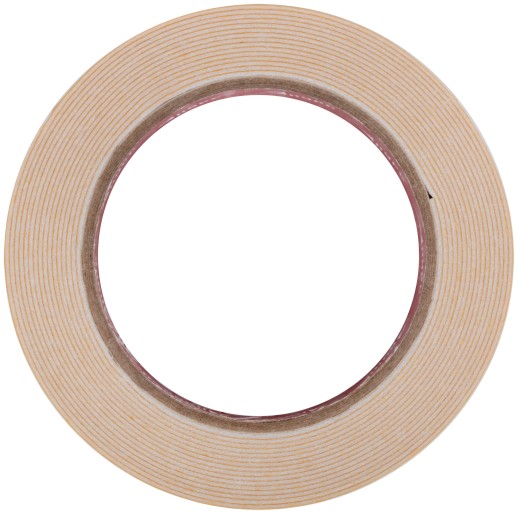 Лента монтажная клейкая на вспененной основе, белая, 25 мм х 5 м