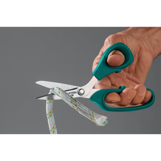 KRAFTOOL Armor cutter, 205 мм, технические ножницы по кевлару и стекловолокну (23207)