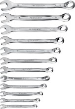 ЗУБР 12 шт, 6 - 22 мм, набор комбинированных гаечных ключей, Профессионал (27088-H12)
