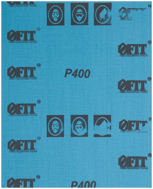 Листы шлифовальные водостойкие на тканевой основе, алюминий-оксидные, Профи 230х280 мм, 10 шт. Р 400
