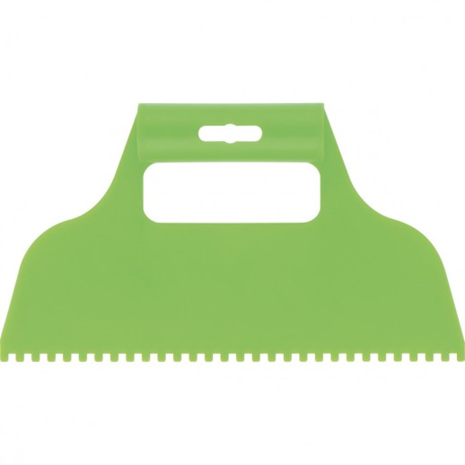 Шпатель для клея, пластмассовый, зубчатый 4 х 4 мм Сибртех