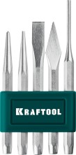 KRAFTOOL Grand-5, 5 предметов, набор зубил и кернеров (21075-H5)