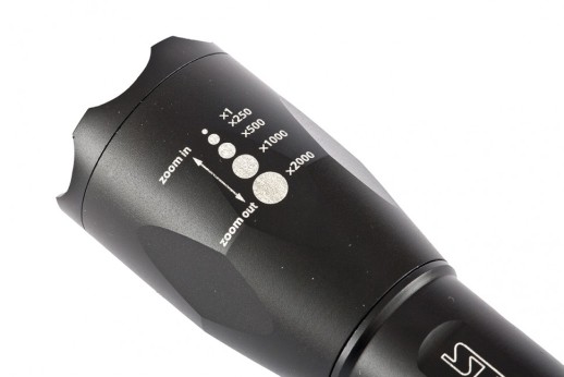 Фонарь, 3 W CREE Led 3 W, зум, 3 режима 100 %-50 %-строб, ремешок, 160 Лм, 200 м, 3 х ААА Stern