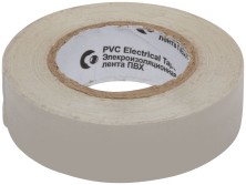 Изолента ROLLIX ПВХ 19 мм x 0,15 мм х 20 м, белая