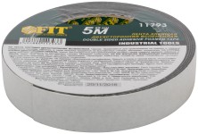 Лента клеящая, 2-х сторонняя монтажная,на вспененной основе, черная, 25 мм х 5 м