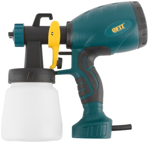Распылитель электрический 500 Вт; 2,5 мм; 800 мл; 40 DIN/сек; 800 мл/мин; HVLP; коробка