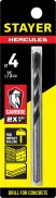 STAYER Hercules, 4 x 75 мм, cверло по бетону, Professional (2915-075-04)