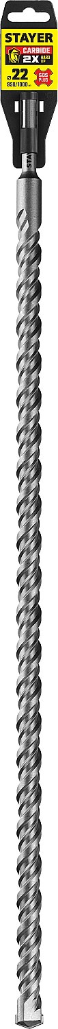 STAYER 22 x 1000 мм, SDS-plus бур, Professional (2930-1000-22)