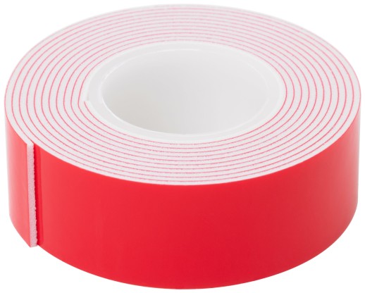 Лента клейкая двусторонняя ультра-сильная Master Color Ultra Power, 19 мм x 1,5 м, цвет белый