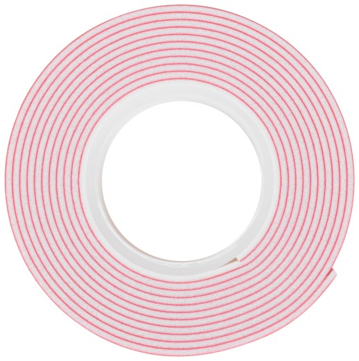 Лента клейкая двусторонняя ультра-сильная Master Color Ultra Power, 19 мм x 1,5 м, цвет белый