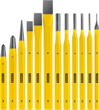 STAYER Hercules, 12 предметов, набор зубил и кернеров в пластиковом держателе, Professional (21077-H12)