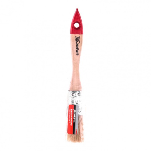 Кисть плоская "Стандарт" 3/4" (20 мм), натуральная щетина, деревянная ручка MTX