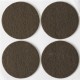 STAYER d 50 мм, самоклеящиеся, фетровые, 4 шт, коричневые, мебельные накладки (40910-50)