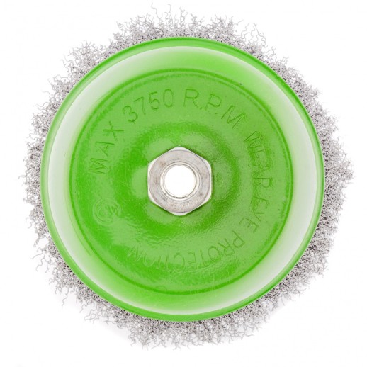 Щетка для УШМ, 150 мм, М14, "чашка", витая проволока 0.3 мм Сибртех