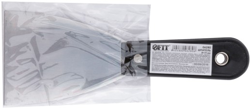 Шпатель с пластиковой ручкой полированный  3" (75 мм)