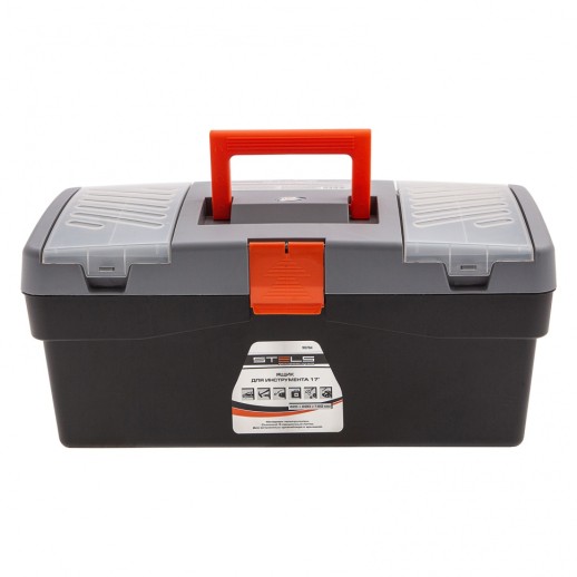 Ящик для инструмента 17", 420 х 220 х 180 мм, пластик Россия Stels
